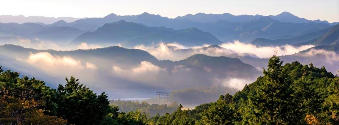 View from Miharadai, Kumano Kodo pilgrimage walk